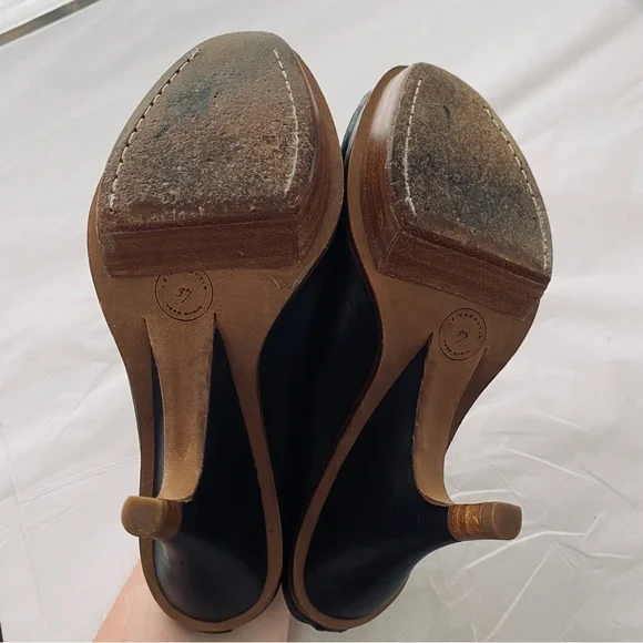 Anthropologie Black and Brown Mules - Picture 7 of 10